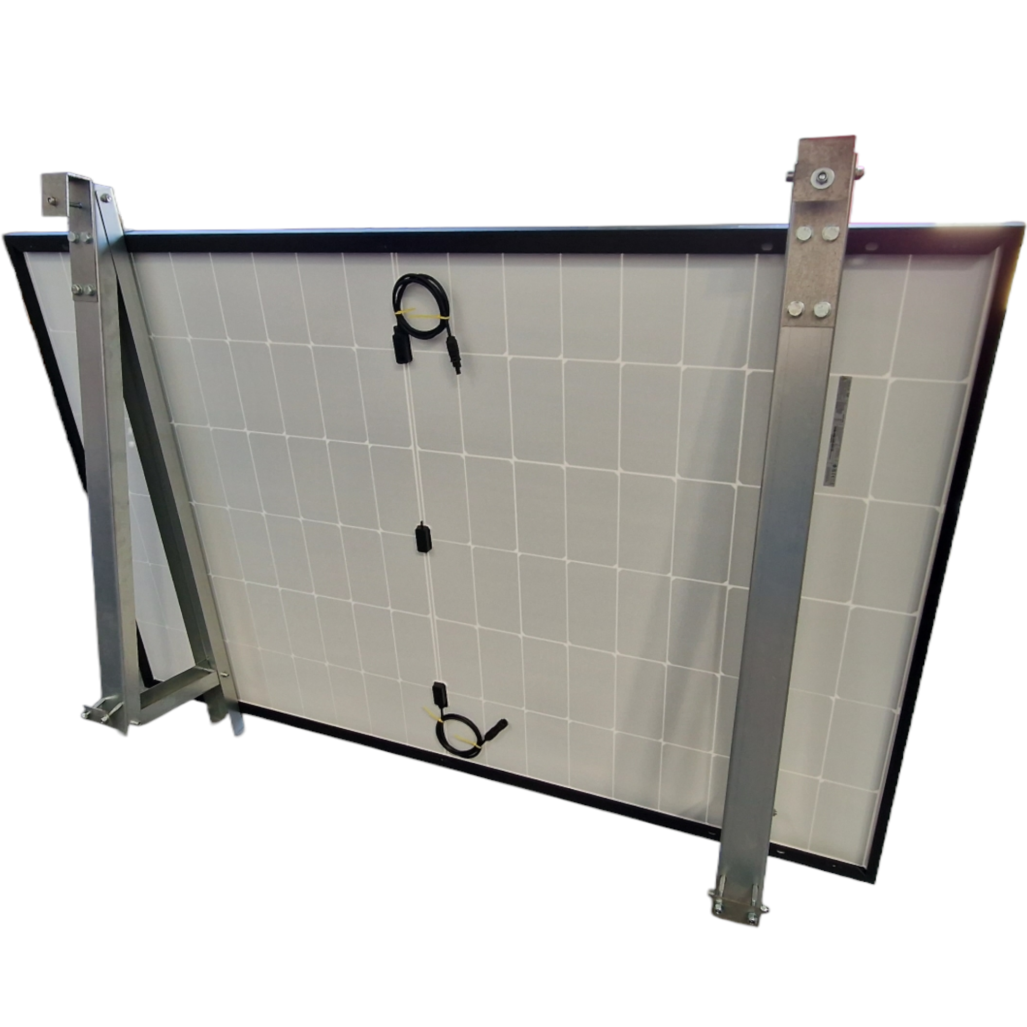 SET Balkonkraftwerk Halterung für 1 Solarpanel PV Modul – TÜV-geprüfte Balkonhalterung